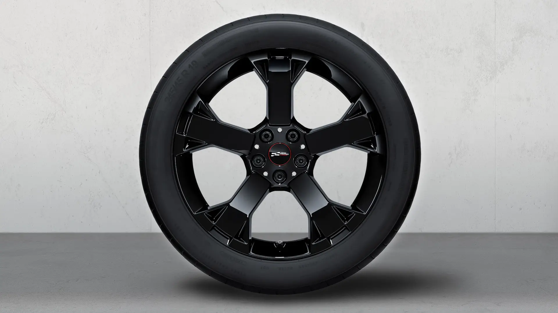 19" John Cooper Works light alloy winter wheel Runway Spoke style 948 in Jet Black.